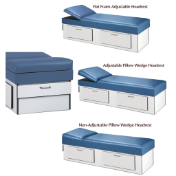 Apron Recovery Couch w/Double Drawer Storage
