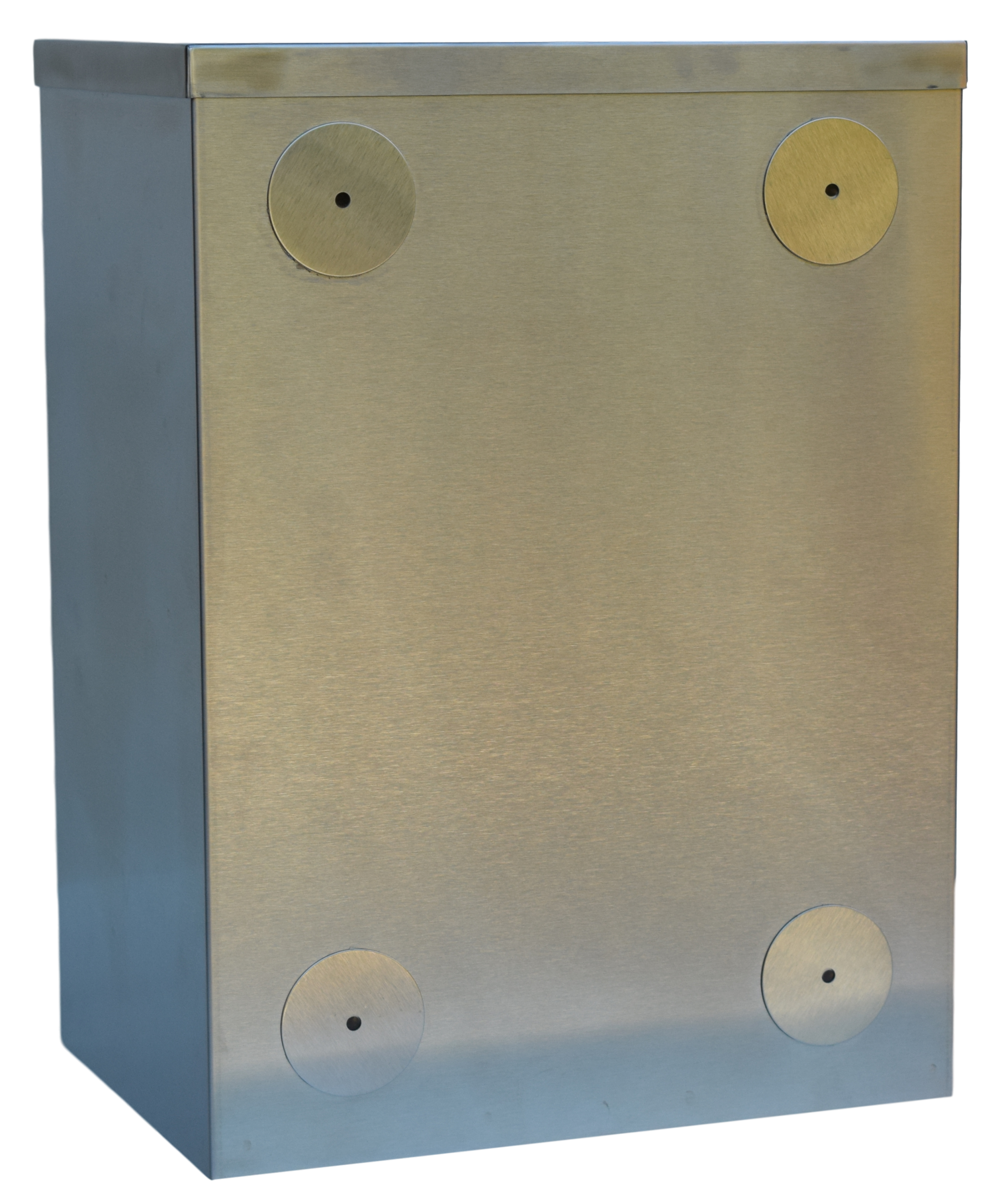 Double Door Stainless Steel Narcotic Cabinet w/ 4 Adjustable Shelves 30in H - Image 2