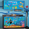 Ocean Commotion Themed Pediatric Cabinet Set
