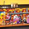 Alley Cats & Dogs Themed Pediatric Cabinet Set - Image 3