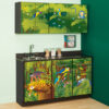 Rainforest Follies Themed Pediatric Cabinet Set