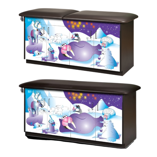 Cool Pals Pediatric Treatment Table w/ 4 Doors & 2 Adjustable Shelves