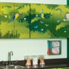 Rainforest Follies Themed Pediatric Cabinet Set - Image 2