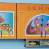 School House Themed Pediatric Cabinet Set - Image 2