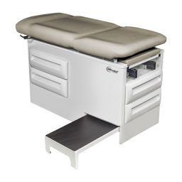 Manual Exam Table w/ Four Storage Drawers & Side Step