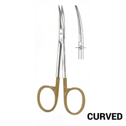 4.5in Iris Scissors, Curved