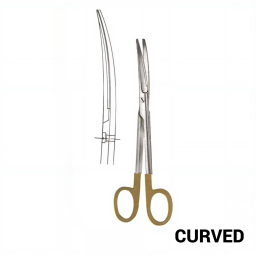 Mayo Dissecting Scissors, Curved 5-1/2 in
