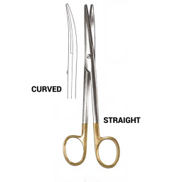 Mayo Dissecting Scissors, Straight 6-3/4 in