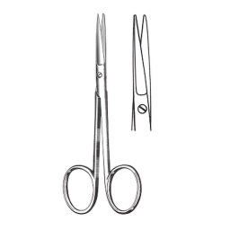 Straight Knapp Iris Scissors Blunt/Blunt 4in