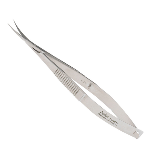Noyes Iris Scissors, 4-1/2 in, Curved, Sharp/Sharp Points