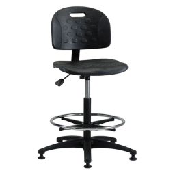 Poly Task Stool w/ Adjustable Foot Ring