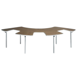 Adjustable Multi-Patient Kidney Table 3 Cut Outs - Adult Therapy