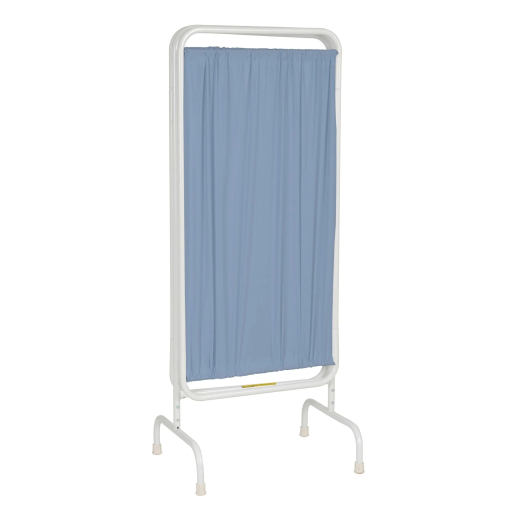 Vinyl Stationary Antimicrobial 3 Panel Privacy Curtain Screen - Image 9