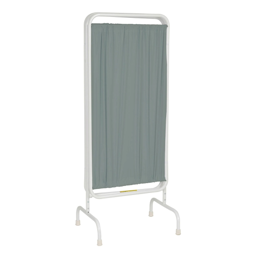 Vinyl Stationary Antimicrobial 3 Panel Privacy Curtain Screen - Image 5