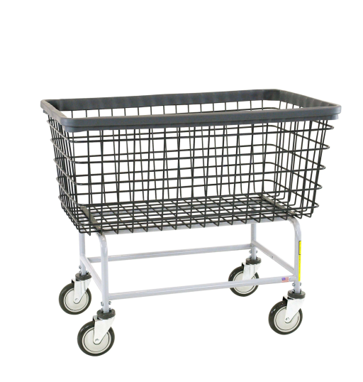 Mega Capacity Wire Laundry Cart 6 Bushel