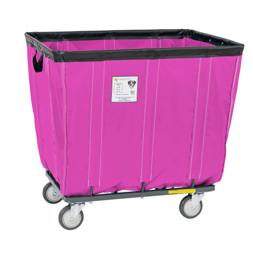 Fully Sewn Vinyl Truck Rolling Laundry Basket 6-20 Bushel Sizes - Image 13