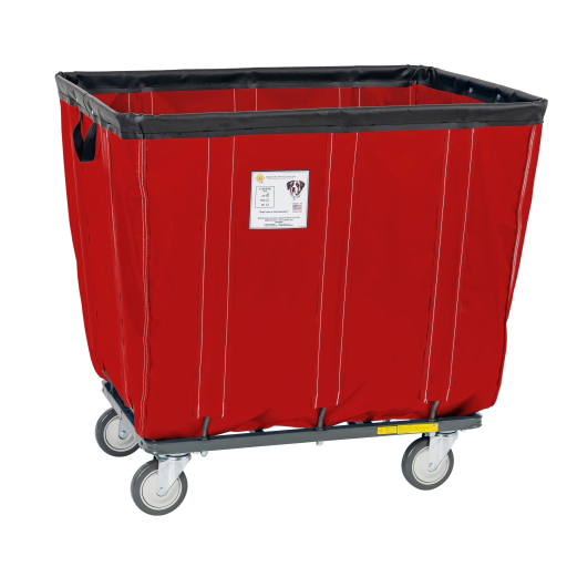 Fully Sewn Vinyl Truck Rolling Laundry Basket 6-20 Bushel Sizes - Image 15