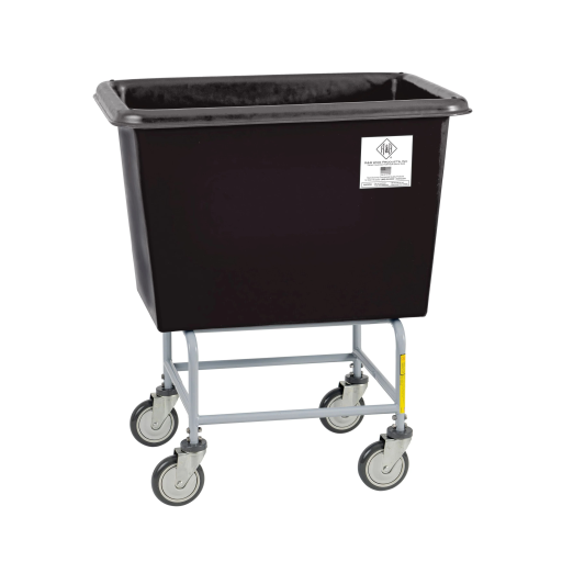 Elevated Poly Laundry Basket Truck Cart 6-8 Bushel Sizes - Image 7