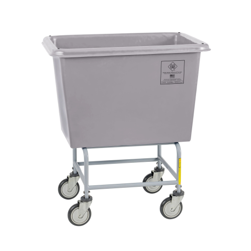 Elevated Poly Laundry Basket Truck Cart 6-8 Bushel Sizes - Image 6