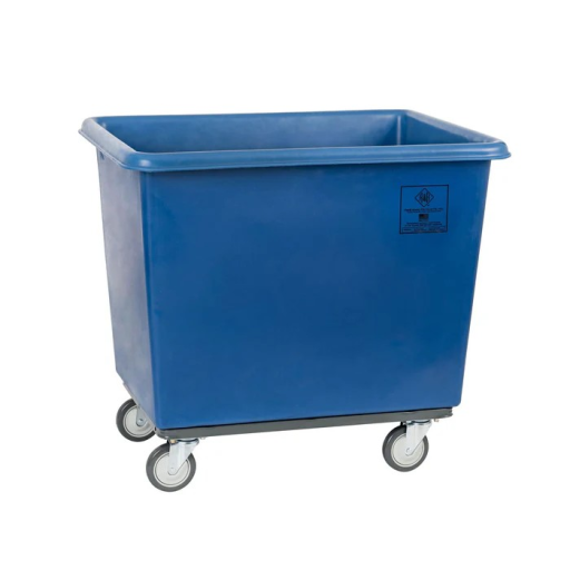 Heavy Duty Poly Truck Rolling Linen Cart Poly Linen Cart 6-20 Bushel Sizes - Image 5