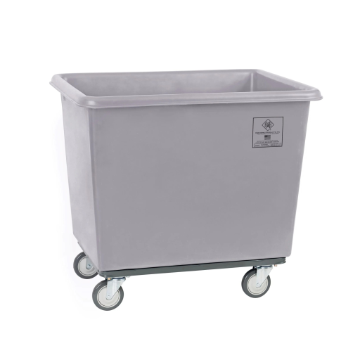 Heavy Duty Poly Truck Rolling Linen Cart Poly Linen Cart 6-20 Bushel Sizes - Image 6
