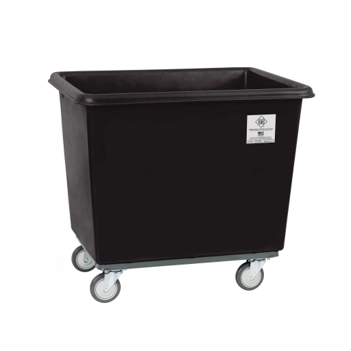 Heavy Duty Poly Truck Rolling Linen Cart Poly Linen Cart 6-20 Bushel Sizes - Image 7