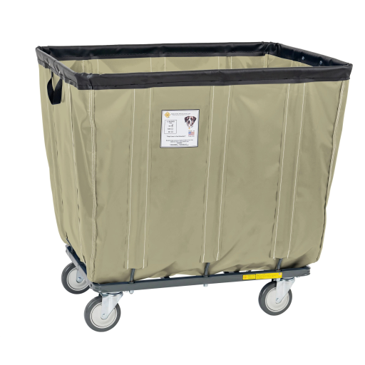 Fully Sewn Vinyl Truck Rolling Laundry Basket 6-20 Bushel Sizes - Image 11