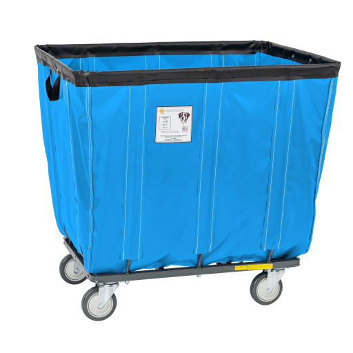 Fully Sewn Vinyl Truck Rolling Laundry Basket 6-20 Bushel Sizes - Image 9