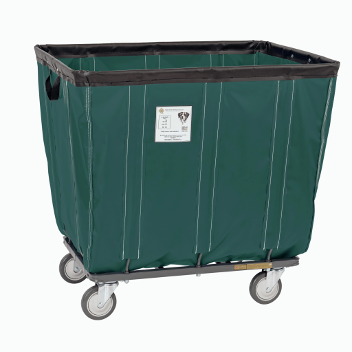 Fully Sewn Vinyl Truck Rolling Laundry Basket 6-20 Bushel Sizes - Image 8