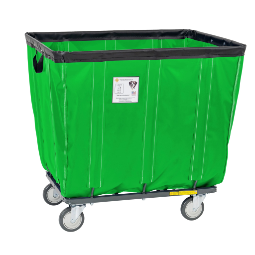 Fully Sewn Vinyl Truck Rolling Laundry Basket 6-20 Bushel Sizes - Image 10