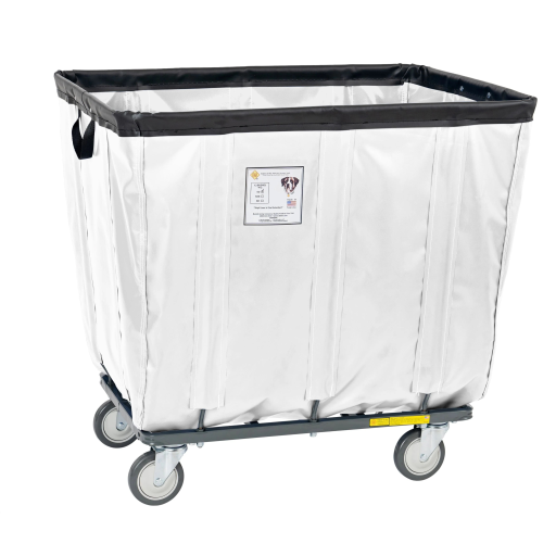 Fully Sewn Vinyl Truck Rolling Laundry Basket 6-20 Bushel Sizes - Image 6