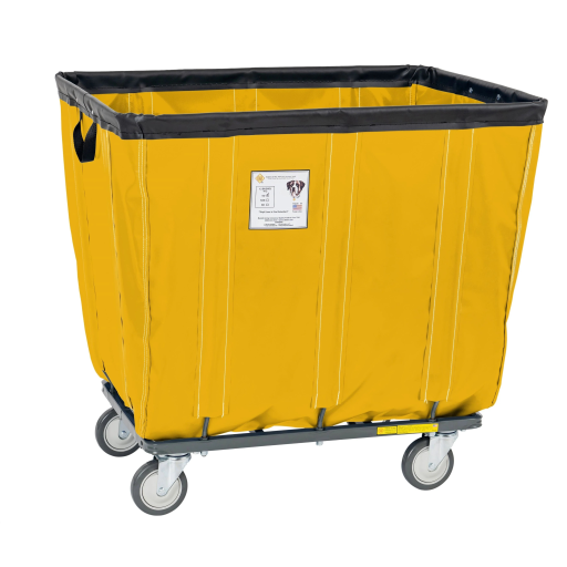 Fully Sewn Vinyl Truck Rolling Laundry Basket 6-20 Bushel Sizes - Image 12