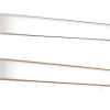 Transitional Solid Metal Trim Accents LED Overbed Light Fixture w/4 Way Pull Switch 44"/56"