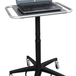 Adjustable Height Laptop Transport Rolling Stand