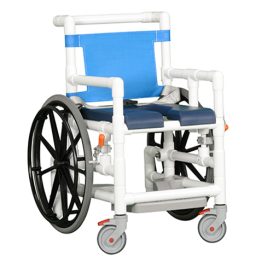 Shower Wheelchair w/ Soft Seat 300 lb. Capacity