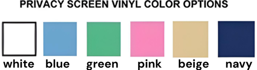 Vinyl Mobile 3 Panel Privacy Curtain Screen - Image 2