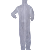 100% Polypropylene Basic Protection Coveralls White 25/Case - Image 2
