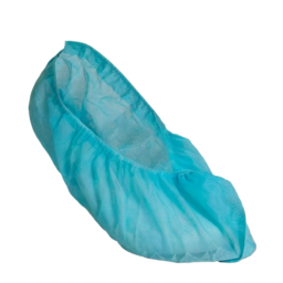 Disposable Polypropylene Shoe Cover with Skid Resistant Bottom Blue 300/pc case