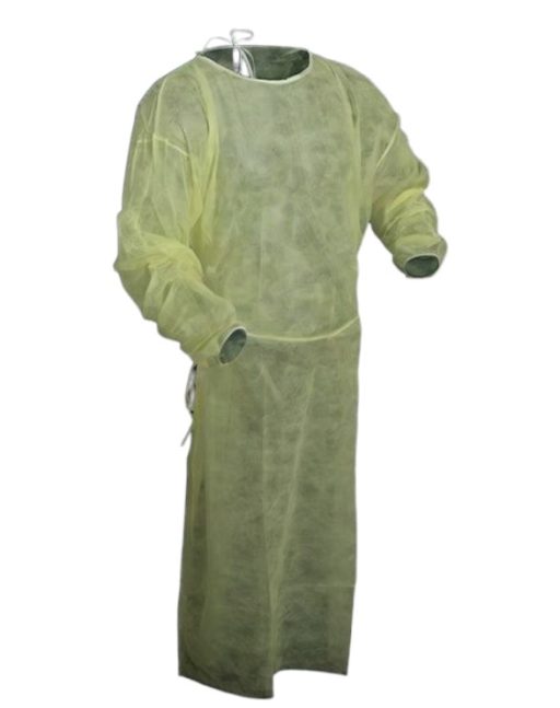 Polypropylene Basic Protection Isolation Gown 50/pc Case - Image 4