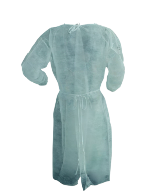 Polypropylene Basic Protection Isolation Gown 50/pc Case - Image 3