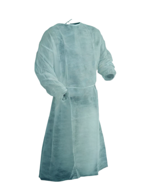 Polypropylene Basic Protection Isolation Gown 50/pc Case - Image 2