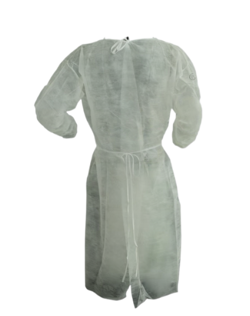 Polypropylene Basic Protection Isolation Gown 50/pc Case - Image 7