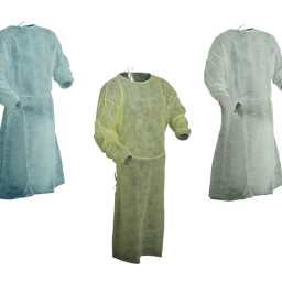 Polypropylene Basic Protection Isolation Gown 50/pc Case