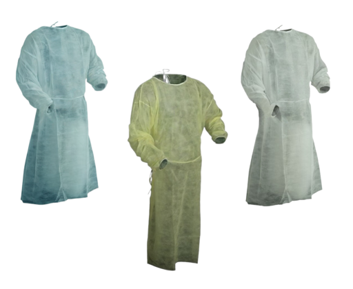 Polypropylene Basic Protection Isolation Gown 50/pc Case