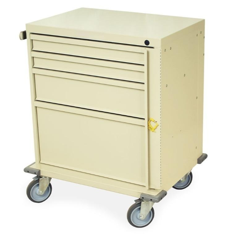 Emergency Crash Cart w/Breakaway Lock & 4 Drawers - Image 3