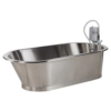 100 Gallon Stationary Slant Back Hydrotherapy Whirlpool Tub