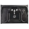 Child Height Portable ABS Countertop, Splashguard & Single Sink Basin w/Laminate Cabinet - Image 2