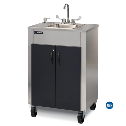 Portable Fully Stainless Steel Countertop, Single Sink Basin & Cabinet - Image 2