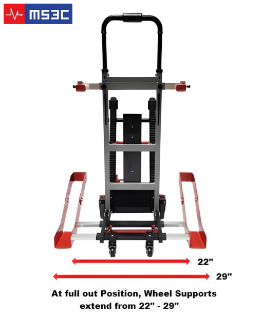 Battery Operated Climbing Trolley for Wheelchairs 400lb Capacity - Image 3