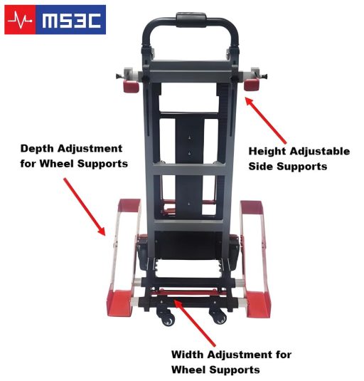 Battery Operated Climbing Trolley for Wheelchairs 400lb Capacity - Image 5
